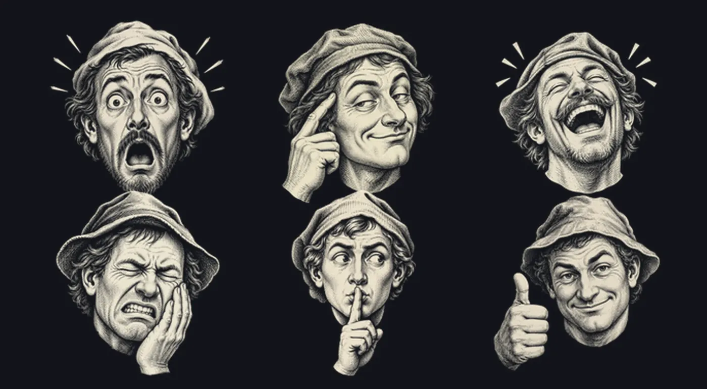 Des réactions illustrées